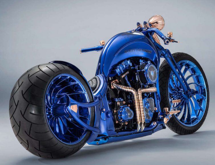 Special Harley-Davidson Blue Edition é a mota mais cara do mundo