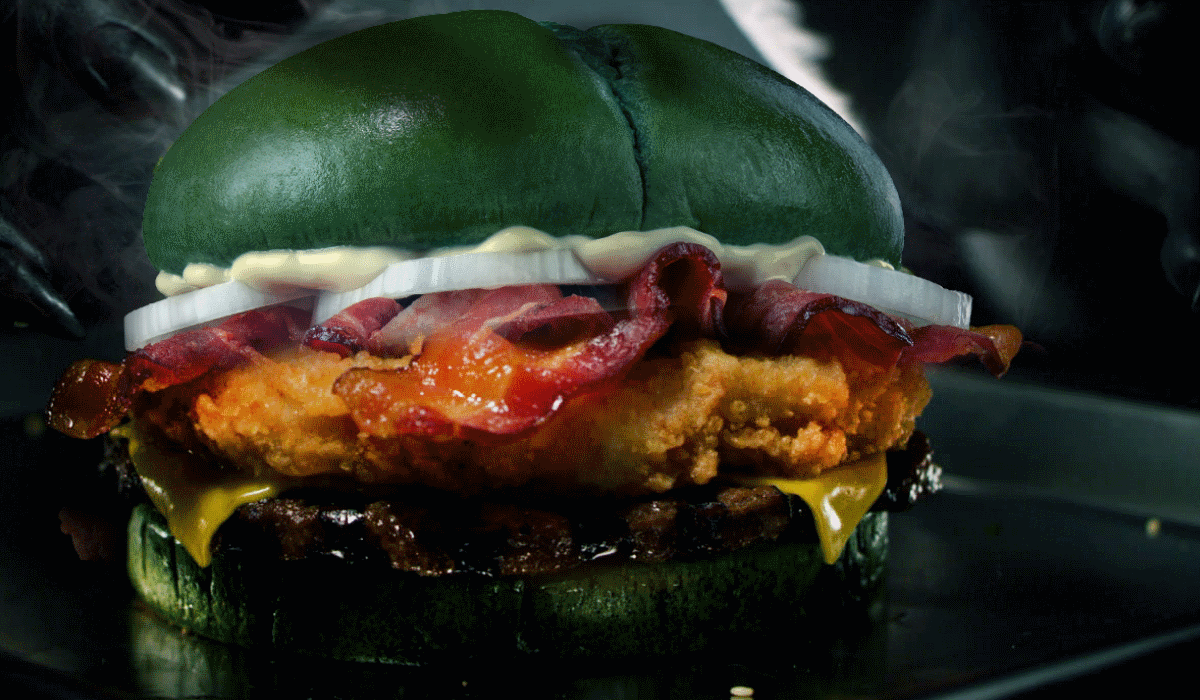 Burger King lança hambúrguer de edição limitada que vai dar pesadelos a quem o comer