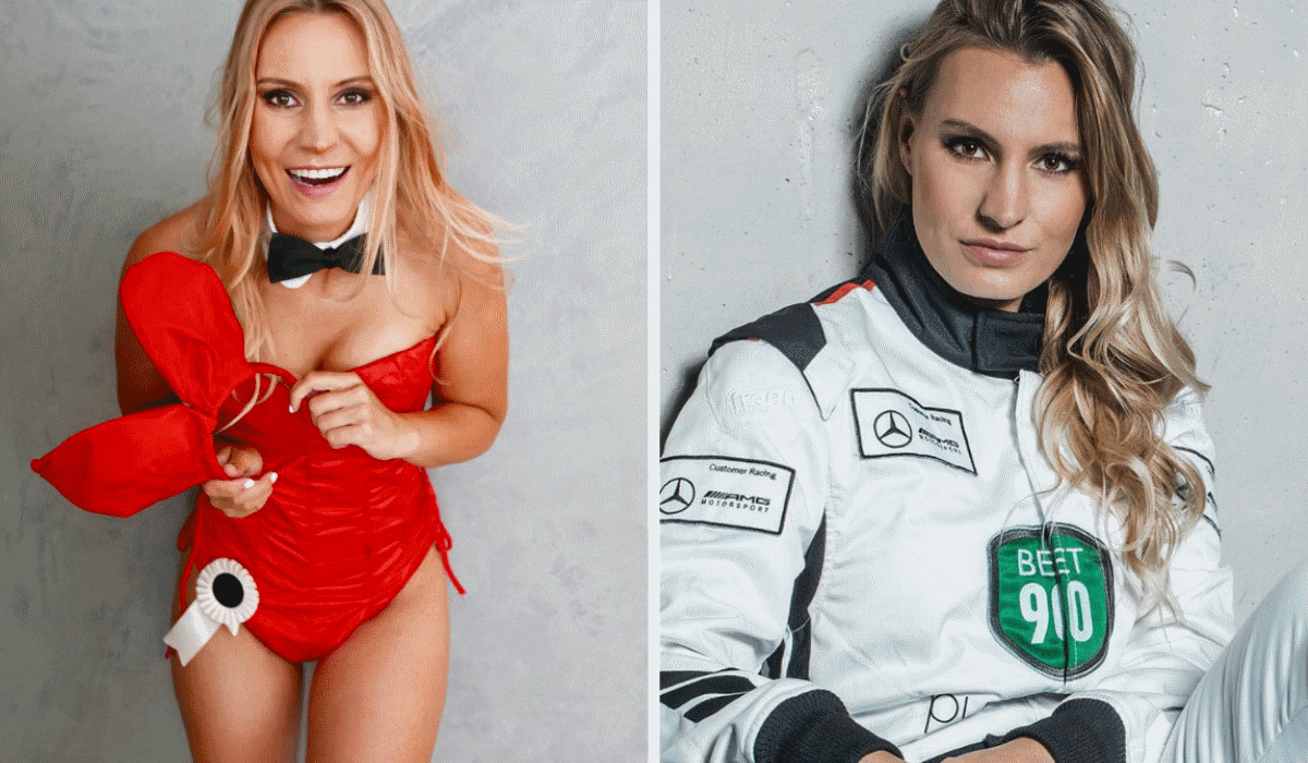 Doreen Seidel, a coelhinha que acelera da Playboy para as pistas de Fórmula 1