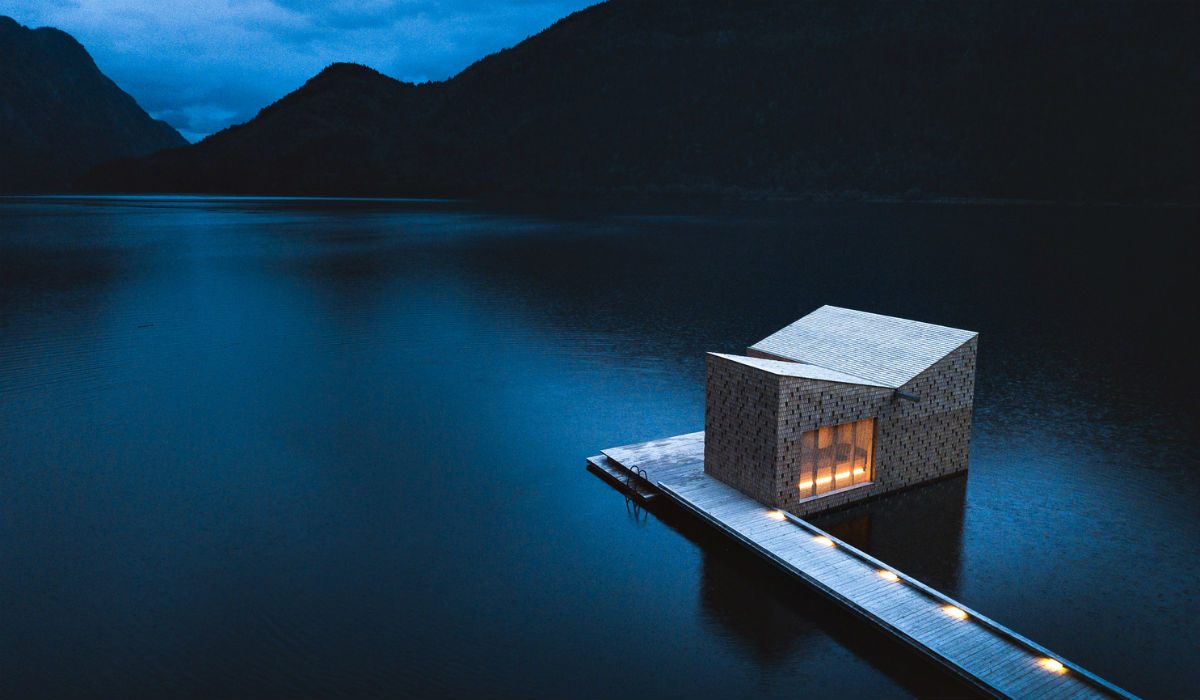 Na Noruega há uma sauna espetacular que nem parece real
