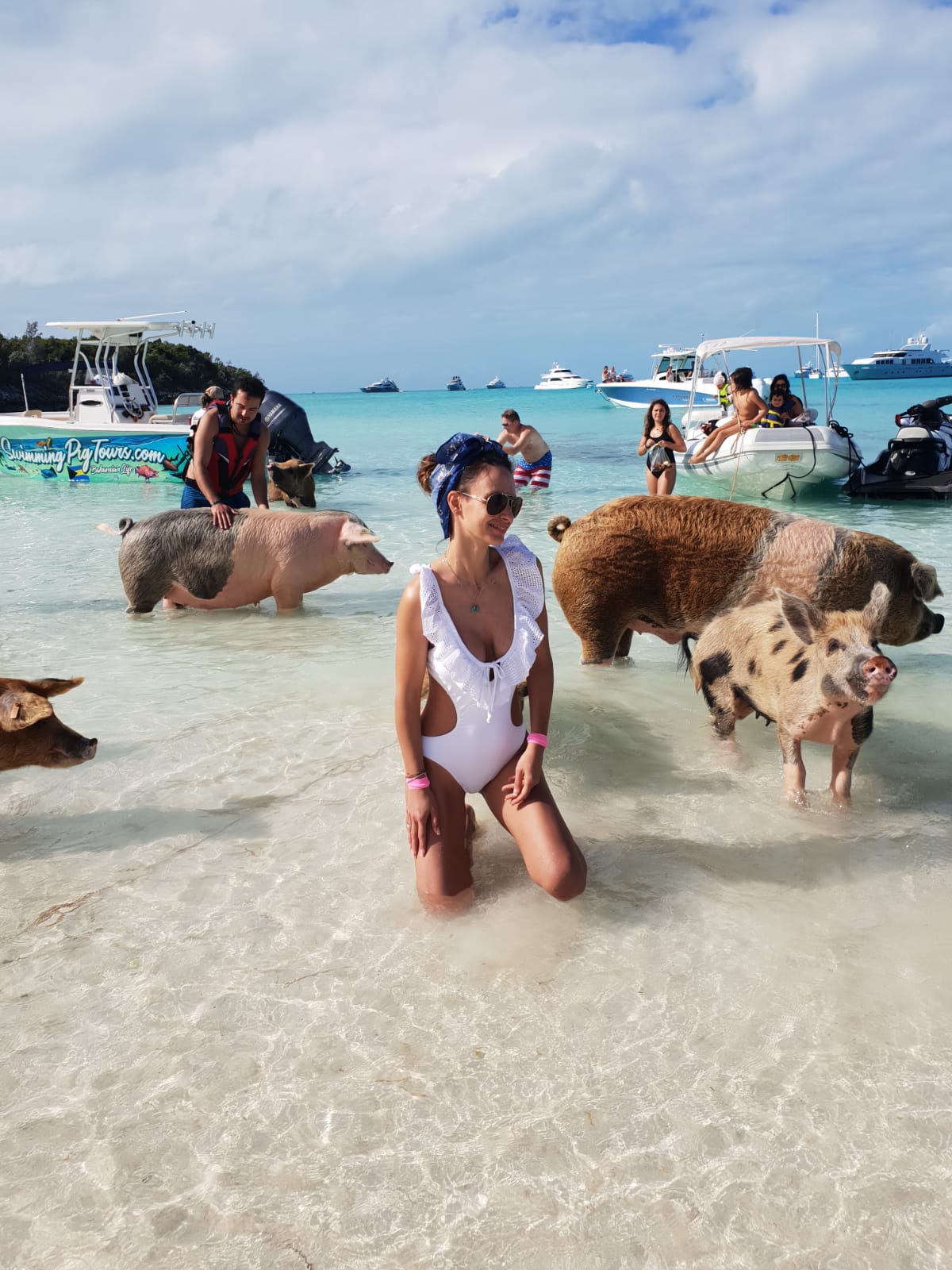 Lúcia Garcia faz subir as temperaturas nas Bahamas