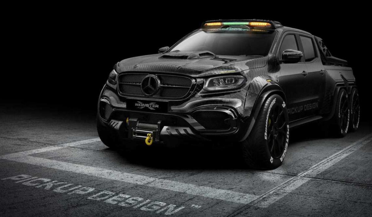 EXY Monster X, o “monstro” de 6 rodas inspirado num Mercedes