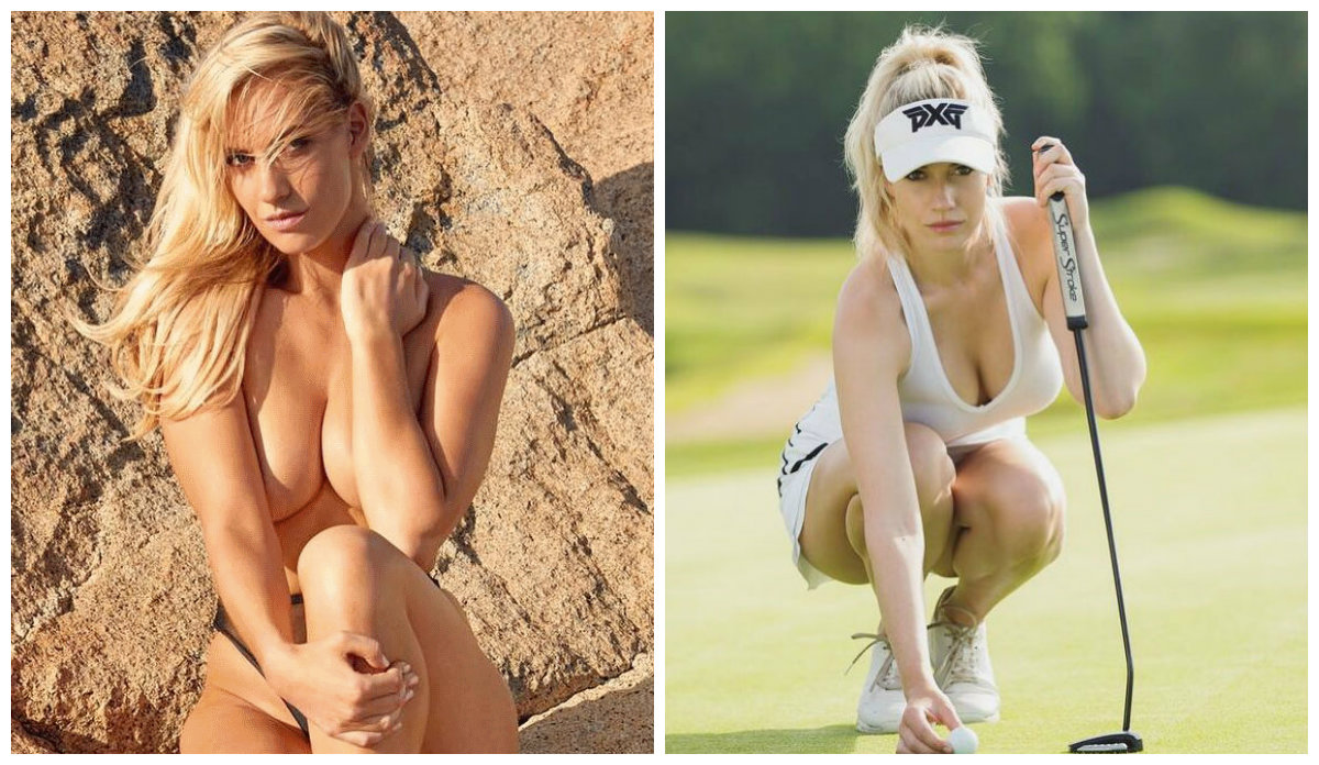 Paige Spiranac, a golfista mais sexy do mundo tem um taco novo, mas ninguém...