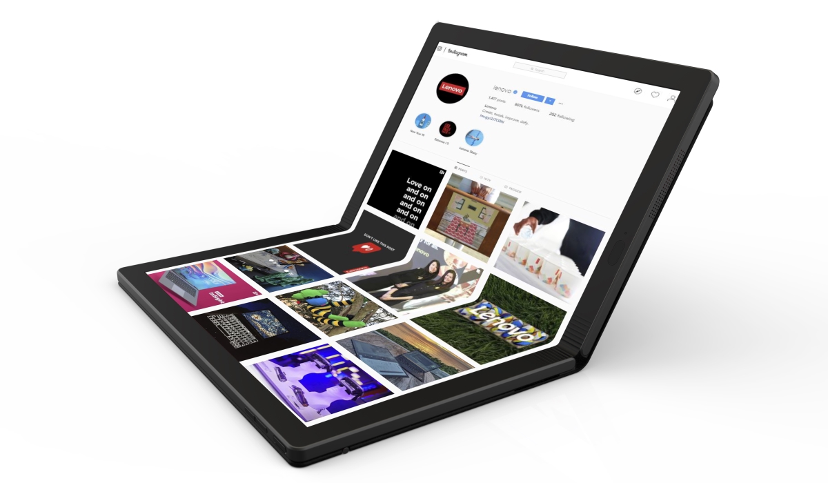 Lenovo anuncia o primeiro portátil dobrável do mundo