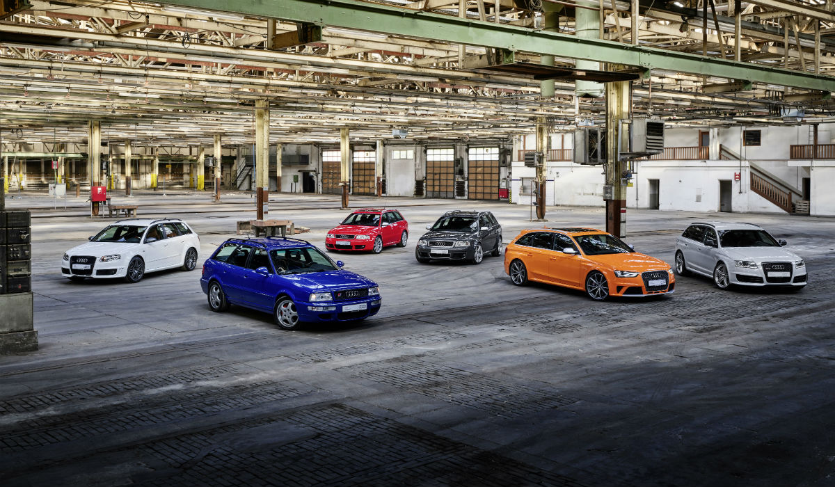 Audi Sport celebra 25 anos da linhagem de modelos RS