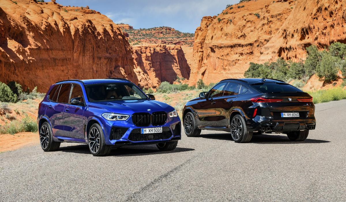 BMW X5 M e X6 M recebem versões Competition com 625 cv