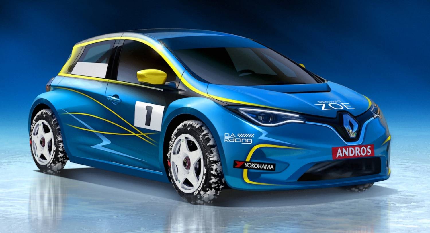 Renault Zoe é nova arma elétrica para as corridas no gelo
