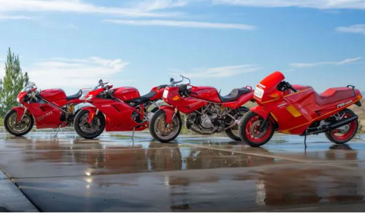 Coleção com 7 raras motos da Ducati vai a leilão