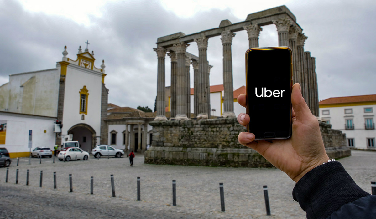 Uber expande operações para a cidade de Évora