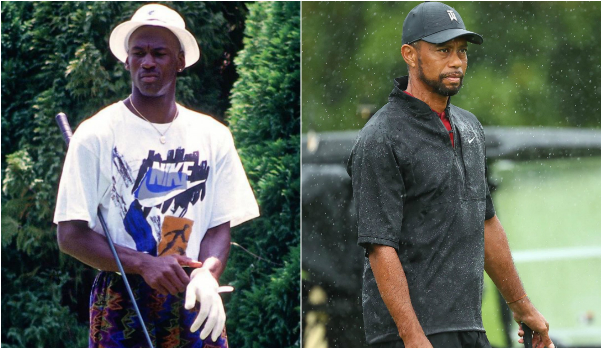 Michael Jordan e Tiger Woods juntos numa partida de golfe que promete
